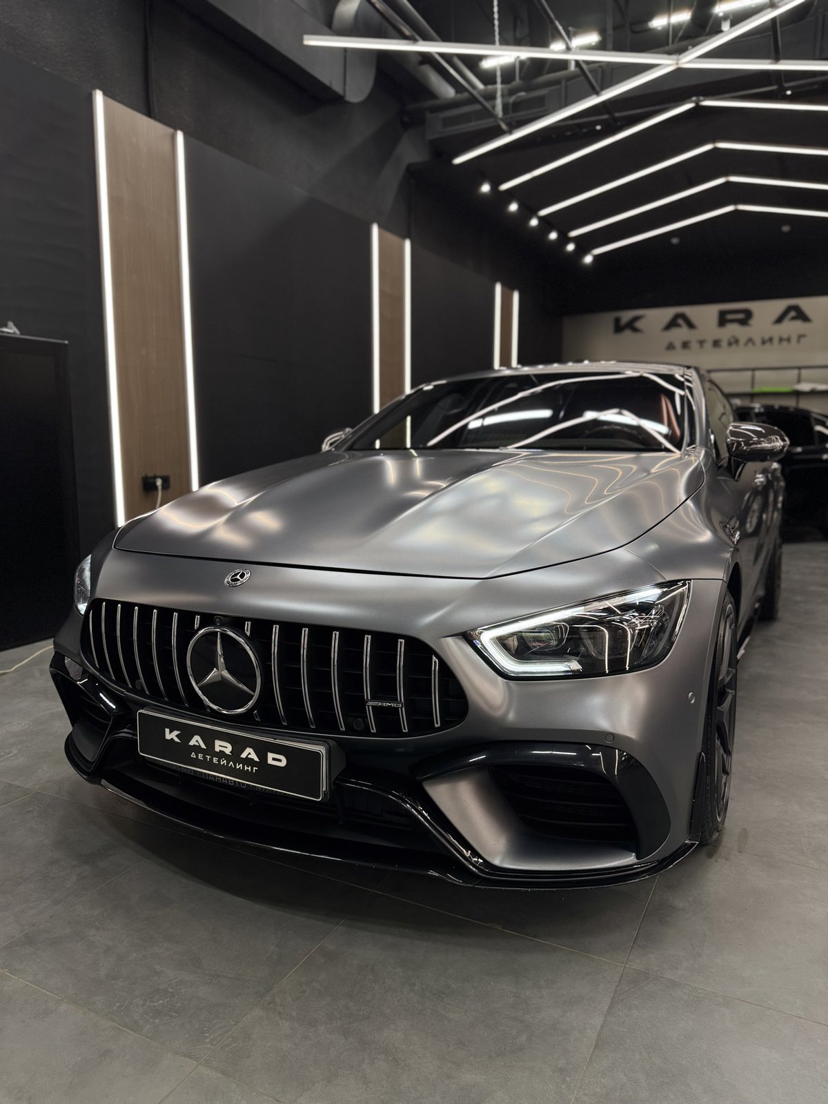 Mercedes AMG GT — восстановление салона и защита уязвимых зон кузова